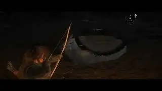 Rise of the Tomb Raider reflection bug/glitch. Wrong reflection.