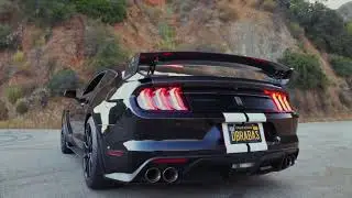 3 minutes of pure catless X-piped GT350  Exhaust noises/notes.