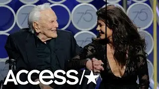 Kirk Douglas Hits The 2018 Golden Globes At 101 Years Old! | Access
