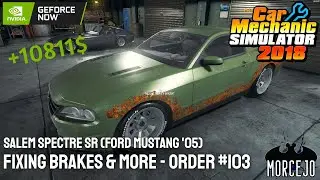 Salem Spectre SR / Ford Mustang - Normal Order - Car Mechanic Simulator 2018 #gameplay 103