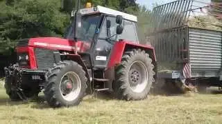 Svoz sena v Zeas Březná