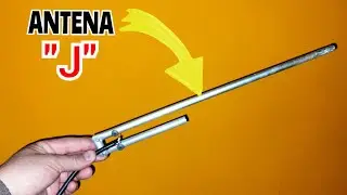 Antena  J-POLE para TV Digital HDTV, TDT  ganancia 2,5db canales HD