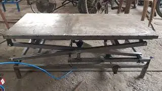 Pneumatic Powered Scissor Lift 25kg Capacity