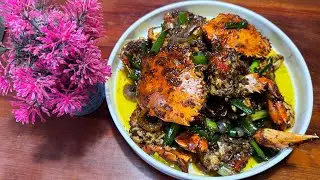 Kepiting Lada Hitam Yang Enak Dan Simpel
