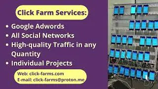 Click Farm - Traffic, Social Networks, Google Ads