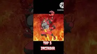 TOP 5 Strongest fire type Pokemon of Ash #PokeLover # pokemon