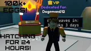 hatching the Royalty egg for 24 hours! (100k+ eggs)