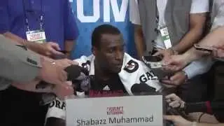 Shabazz Muhammad speaking about being the 1 pick in the NBA draft.