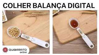 COLHER BALANCA DIGITAL - INSTRUÇÕES BÁSICAS