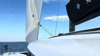 #seatrial on a new #Nautitech 48 Open #catamaran #sailing #yacht #multihull #nautitech48 #sail