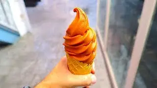 Thai Tea Ice Cream - Bangkok Street Food