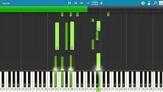 Sergio Denis - Nada Har&aacute; Cambiar Mi Amor Por Ti | Piano Tutorial | Midi