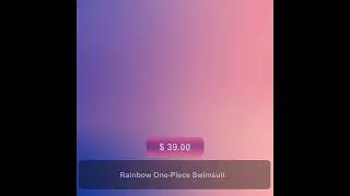 Rainbow One-Piece Swimsuit