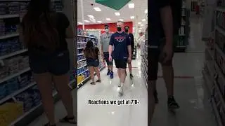Who&rsquo;s the tallest guy you know? #tall #big #giant #public #target #shorts