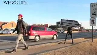 The worlds best Sign flipper (dubstep dance too)
