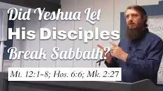 Did Yeshua Let His Disciples Break Sabbath? (Mt. 12:1-8; Hos. 6:6; Mk. 2:27)