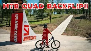 World's First Mountain Bike Quadruple Backflip!!
