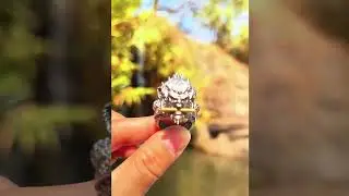 Black Wukong Ring - 925 Silver Gothic Design, Statement Jewelry for Fantasy Lovers