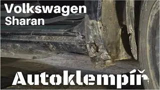 Volkswagen Sharan oprava prahů a blatníků (Car body repair)