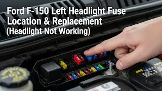 Ford F-150 Left Headlight Fuse Location & Replacement (Headlight Not Working)