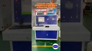 Computer controlled high pressure burst test bench without test chamber#HydroTest #Hydrostatic#Burst