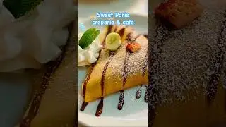 Sweet Paris Creperie & Cafe at Domain, Austin #chill #crepe #waffle #pastry #funwithfamily #sweets