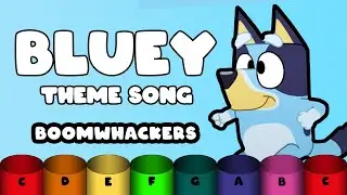 Bluey Theme Song - Boomwhacker Play Along [Easy]