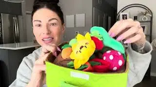 Cute soft plush toddler baby toy veggie garden  AMAZON FIND!