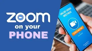 How to navigate a ZOOM Meeting on your cell phone, tutorial