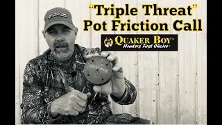 Quaker Boy &ldquo;Triple Threat&rdquo; Friction Pot Call