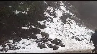 Mayodia 😱 in winter season snow blowing full enjoy❤️