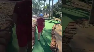 Minigolf in Cocoa Beach #children #kids #kidzplay #trynewthings #cocoabeach