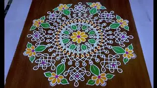Competition muggulu 2026 🌸 Beautiful festival rangoli 🌸 Colourfull big rangoli design || Naa Rangoli