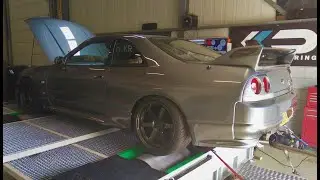Nissan Skyline R33 GTR V-Spec dynorun @VPR engineering