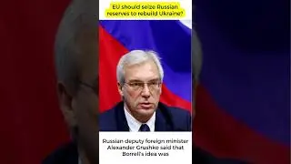 EU should seize Russian reserves to rebuild Ukraine?