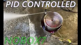 Mono tube boiler with temp control feedback loop