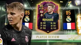 WORTH IT?!😍 85 &Oslash;DEGAARD PLAYER REVIEW! #FIFA21