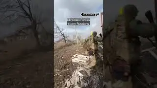 Ukraine Soldiers use Suppression Fire