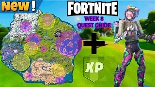 *NEW* Fortnite WEEK 8 QUEST GUIDE + UNLOCK NEW SNAP STYLES!!!