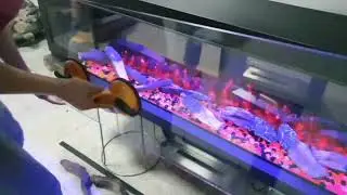 3 sided glass fire (How to remove the front glass)