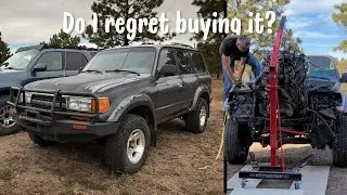 Мне пришлось снимать двигатель на моем новом Land Cruiser.