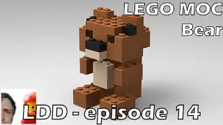 LEGO Animal MOC - Bear (LDD - Ep. 14)