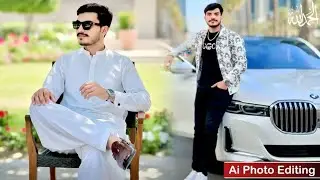 AI Photo Editing: Viral Shalwar Kameez & BMW Car Look Tutorial 2026 🚗✨ | Gemini Ai photo editing 