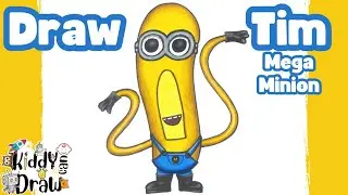How to Draw Mega Minion Tim (Despicable Me 4) &ndash; Easy Tutorial!