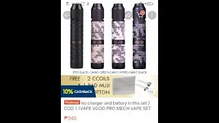 Vgod Pro Mech 2 from Shopee. Review! (link of item in description below)