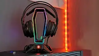 OZONE PORTAL 7.1 RGB HUB & Headset stand/ Stojan na sluch&aacute;tka s USB hubem
