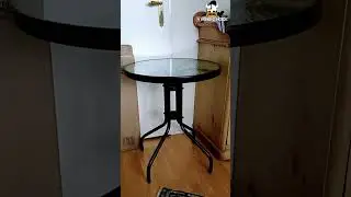 60 cm Garden bistro table with tempered glass - Customer video | Available at Viking Choice