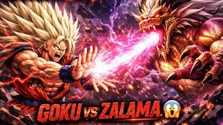 Super Saiyan 100 Goku VS Zalama 😱 | Dragon Ball What If | Goku vs Super Dragon God | Hindi