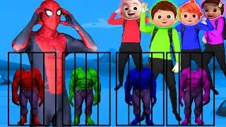 Wrong Heads Top Superheroes Cocomelon JJㅣSpiderman Hulk Ironman Wrong Superheroes Puzzle