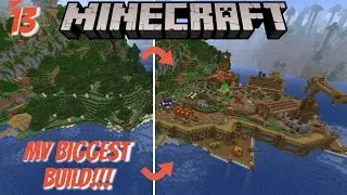 I BUILT AN ENTIRE VILLAGE IN SURVIVAL MINECRAFT - 1.19 MINECRAFT LET'S PLAY EPISODE 13